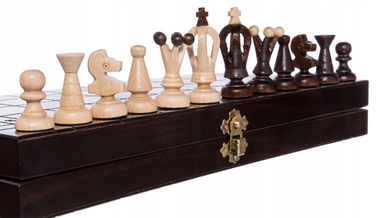 Набір 3-в-1: Шахи, Нарди, Триктрак (35 см) Chesscheck