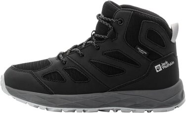 Черевики дитячі Jack Wolfskin Woodland 2 Texapore Mid K, 33 EU, Phantom