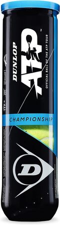 Тенісні м'ячі Dunlop ATP Championship для всіх покриттів, 4 шт