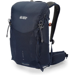 Рюкзак Terra Peak 20 л з вентильованою спинкою, питною системою та дощовиком, туристичний міський рюкзак з поясом для походів, синій
