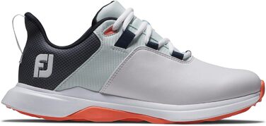 Жіноче golf-взуття FootJoy Prolite, білий, синій, корал (37 EU, широка колодка)