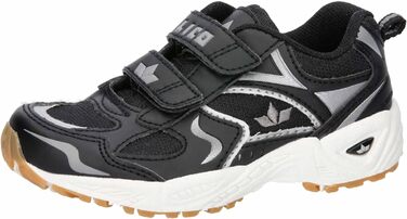Дитячі спортивні кросівки Lico Bob V Multisport для залу (33 EU, чорний, сірий)