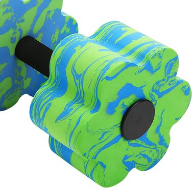 Набір аква-гантелей для плавання, 2 шт. Зелені аква-гантелі для фітнесу у воді, для занять у басейні, для схуднення