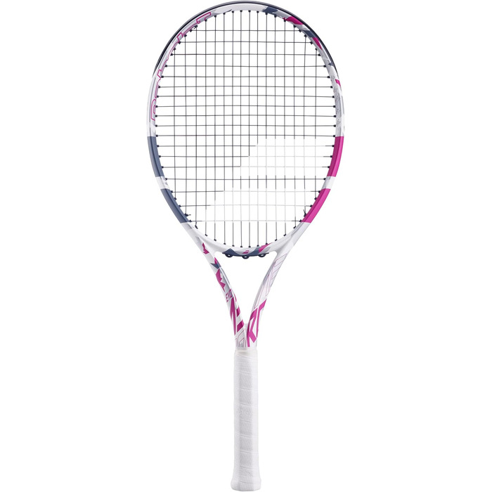 Тенісна ракетка Babolat Evo Aero Pink для дорослих, натягнута, потужність і комфорт, аеродинамічна рама Alpha, технології Evo 4 Feel та Woofer, ручка Syntec Evo Grip 2, французький бренд, рожева