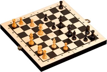 Набір для подорожей: шахи, шашки, дама Philos 2511, поле 30 мм, висота короля 47 мм