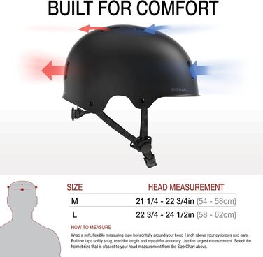 Шолом Sena Rumba Bluetooth для дорослих, мультиспортивний