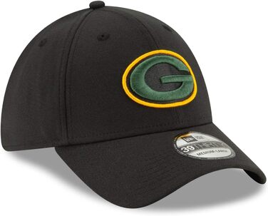Кепка New Era 39Thirty Stretch-Fit NFL Green Bay Packers - Elements 2.0, чорний (S-M)