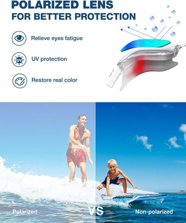 Дитячі поляризовані окуляри для плавання ZIONOR G1MINI ULTRA з антифогом і UV-захистом, для хлопчиків і дівчаток 3-14 років, мікс білий-червоний-сірий-золотий