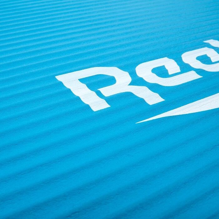 Reebok килимок для фітнесу 10 мм, нековзкий, натуральний каучук, синій – гімнастичний килимок для тренувань, фрілектики, домашнього використання