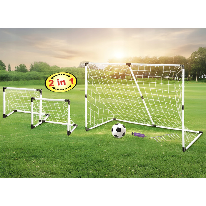 Футбольні ворота 2в1 для тренувань та ігор