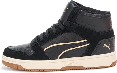 Жіночі кросівки PUMA Rebound Layup Mid - чорний/золотий (42.5 EU)