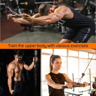Тренажер для лат-підтягувань Ruffman Fitness, тросовий тренажер для передпліччя, трицепса, силові вправи, домашній кабельний тренажер, фітнес-обладнання