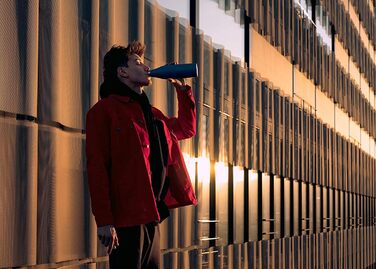 Термос пляшка SIGG Meridian з нержавіючої сталі 0,5/0,7 л, ізольована, герметична, BPA-free, бамбукова кришка