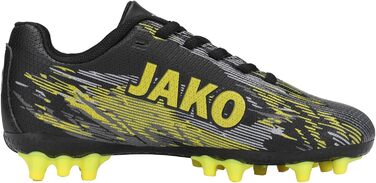 Дитячі футбольні кросівки Jako J-SFG Stepover, 40 EU, чорний/неоновий жовтий