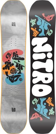 Дитяча сноуборд-дошка Nitro Ripper 121 см, унісекс, мультиколор, колекція 2024