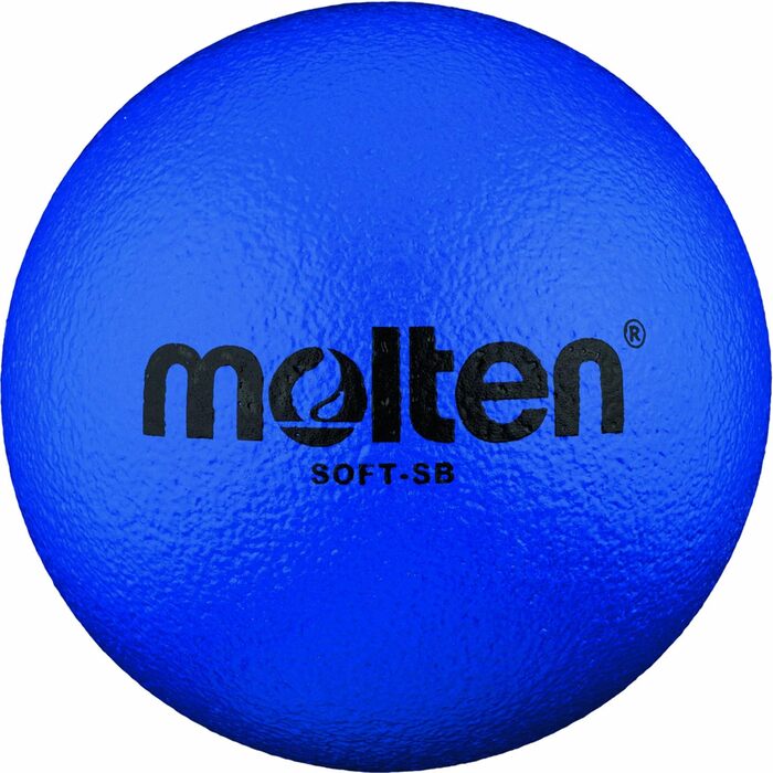 М'яч Molten Soft-SB для софтболу, синій, 180 мм, 130 г