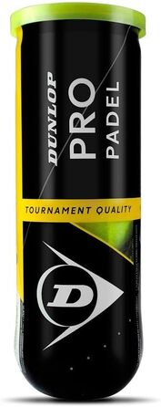 М'ячі для падел-тенісу Dunlop Pro Padel (3 шт.) - для змагань та турнірів
