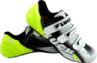 Велотуфлі Luck EVO Unisex з карбоновою підошвою, жовті, 37 EU