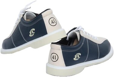 Взуття для боулінгу VEACAM для чоловіків та жінок, фітнес-тренажер, модне, зручне спортивне взуття для правші та лівші, початківців (32 EU, блакитний)