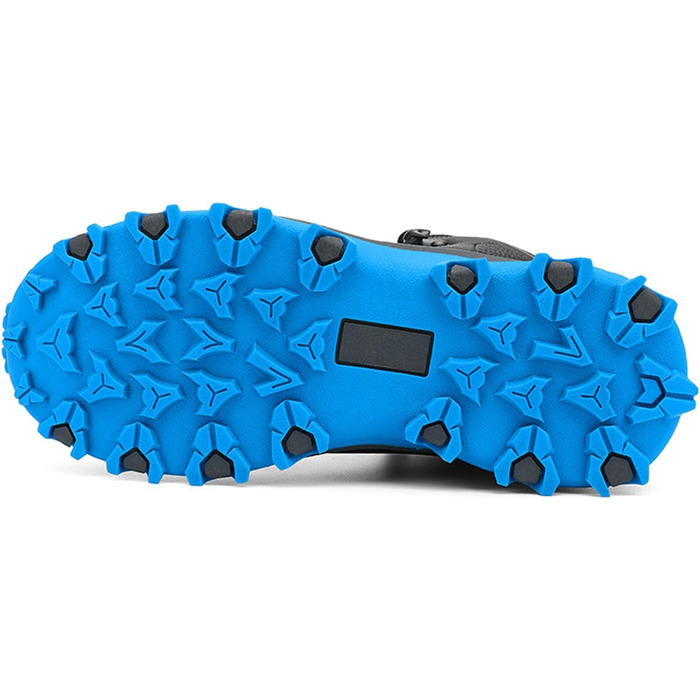 Дитячі трекінгові черевики Kinder: зручні та універсальні для активного відпочинку (EU 30-39, чорно-синій)