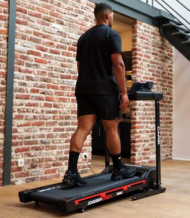 Бігове обладнання Care Fitness Jogger Max: LED-дисплей, 28 програм, 16 км/год, ручна нахил, тихий мотор