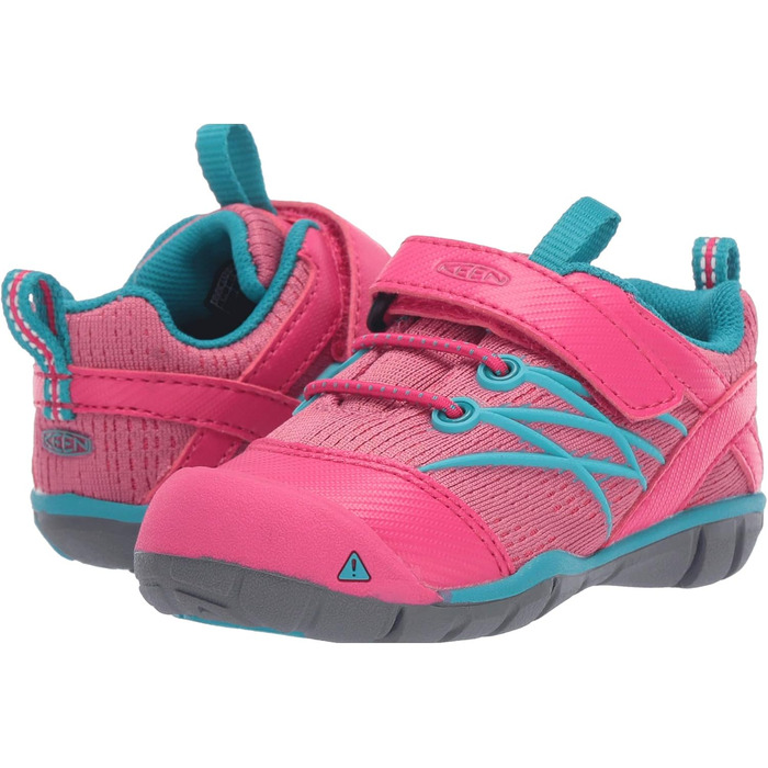 KEEN Chandler Cnx: Дитячі трекінгові півчеревики для туризму, рожево-зелені, EU 19