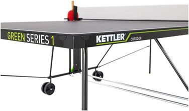 Стол для настільного тенісу Kettler K1 Outdoor Turnierformat - Міцний, з водостійкою поверхнею, Made in Germany