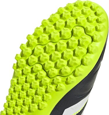 Дитячі футбольні бутси Adidas Copa Pure III Club Turf для дітей, розмір 35 EU, чорний, білий, лимонний, унісекс