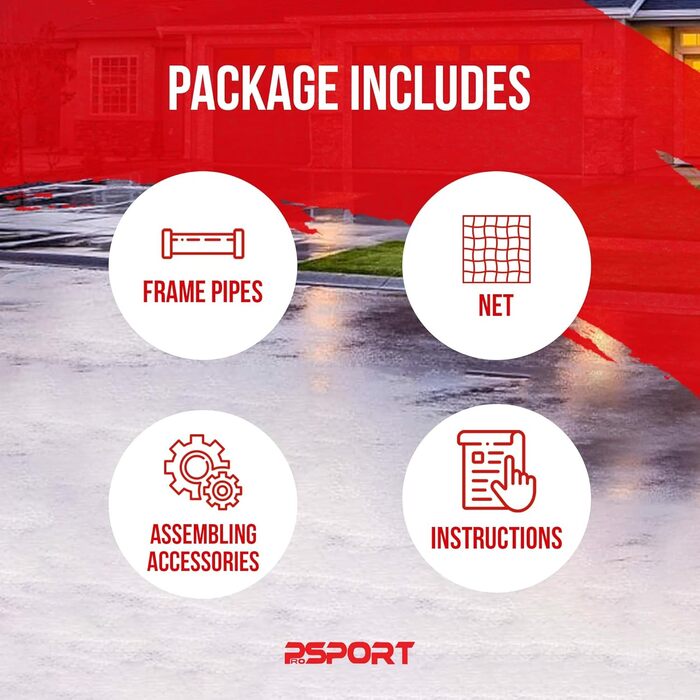 Ворота для хокею Nordic ProStore Streethockey Tor 160 x 115 x 58 см - для вуличної хокею, ковзанки, Floorball та ігор на подвір'ї. Підходять для дітей та дорослих.