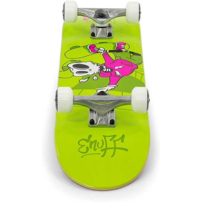 Скейтборд Enuff Skully Mini 7.75'' зелений, для дорослих, унісекс, повна комплектація