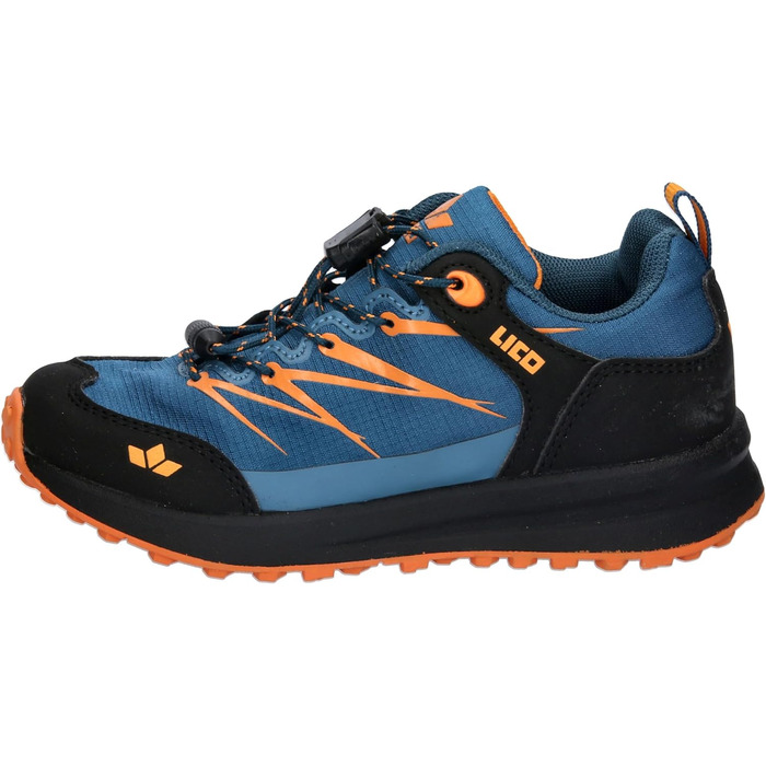 Дитячі трекінгові черевики Lico Sheffield для хлопчиків та дівчаток, 25 EU, Petrol/Schwarz/Orange