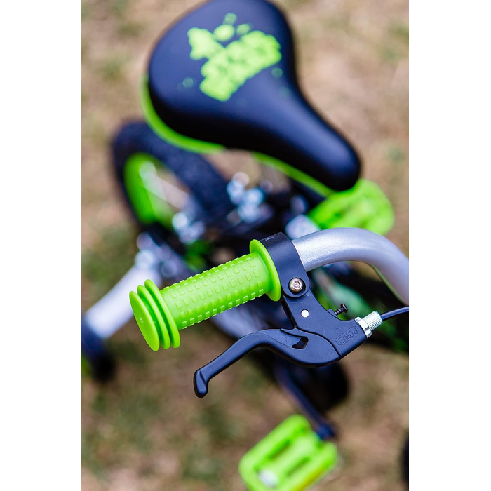 Дитячий велосипед Huffy Star Wars Grogu 12 дюймів, чорний/зелений, 30,5 см