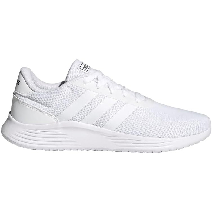 Кросівки Adidas Lite Racer Cln для фітнесу (46 EU, білий/чорний)