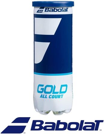 Тенісні м'ячі Babolat Gold All Court, 72 шт. (24×3), для дорослих гравців і тренерів, універсальні, високоякісні, у тубах