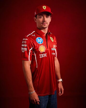 Кепка PUMA Scuderia Ferrari F1 2025 Charles Leclerc - червона, універсальний розмір