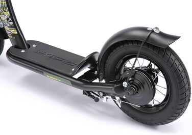 Дитячий самокат STAR SCOOTER з надувними колесами 10 дюймів для хлопчиків і дівчат від 4 років, класичний, безпечний, тестування без ризику