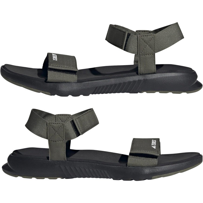 Сандалії Adidas Terrex Hydroterra Light Unisex, 42 EU, чорний/оливковий/білий