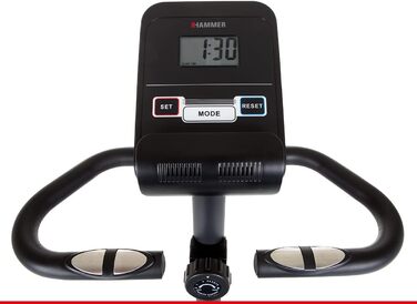 Велотренажер HAMMER Cardio 4.0 з низьким опором, безшумний, з регулюванням комп’ютера, широким і низьким входом, тримачем для планшета