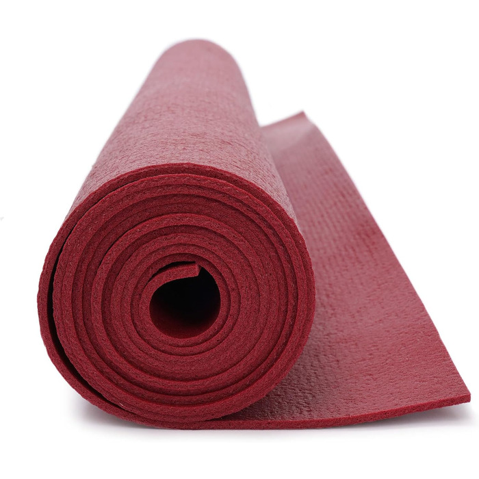 Yogabox Studio Premium килимок для йоги 200x60x3 мм (бордо) - Німеччина, OEKO-TEX 100, для фітнесу, пілатесу, гімнастики