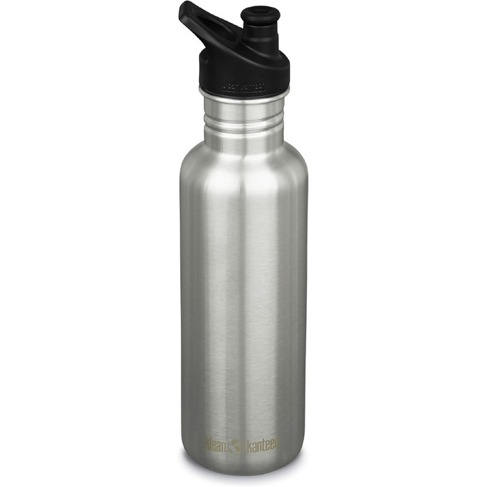 Термобутилка Klean Kanteen з нержавіючої сталі, 500 мл, універсальна, срібляста