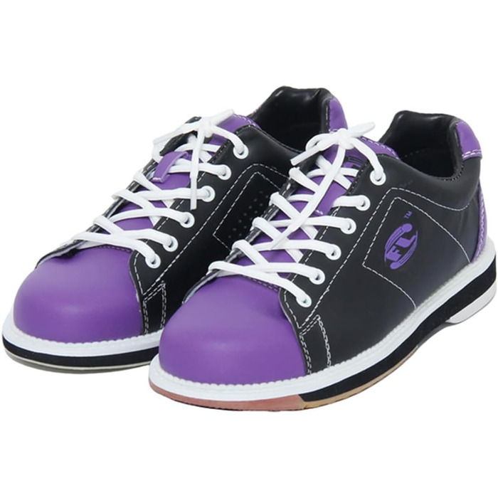 Жіночі боулінгові туфлі VEACAM, легкі, сучасні, з ковзними підошвами, для боулінгу, спорту, тренажерного залу, для боулерів, фіолетовий, 39 EU