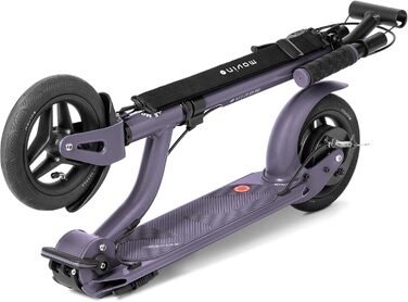 Самокат трюковий Movino Roller Air фіолетовий, складаний, для підлітків та дорослих, з великими пневматичними колесами та регульованим кермом