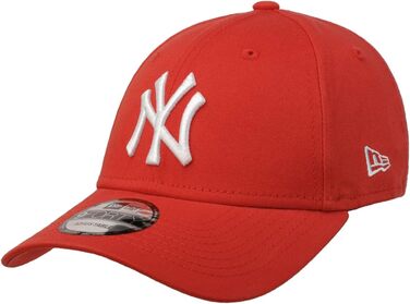 Кепка New Era 9Forty Yankees Essential - бейсболка з вигнутим козирком, червона, MLB, чоловіча