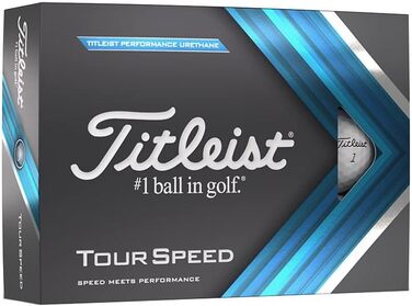 Гольф-м'яч Titleist Tour Speed, білий, універсальний розмір