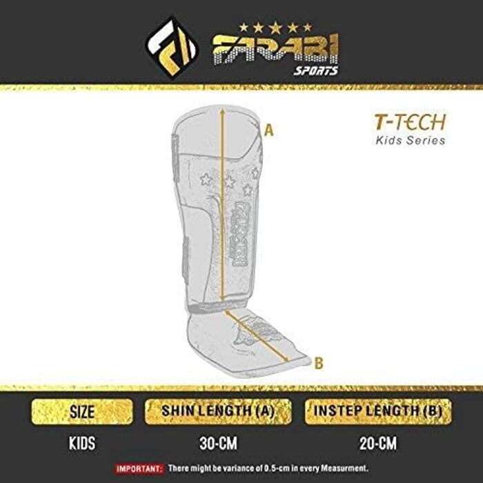 Дитячі щитки для гомілок Farabi Sports для кікбоксингу, MMA, муай-тай, захист гомілки для тренувань, спарингу, боксу, бойових мистецтв, червоні