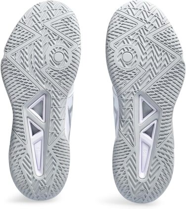 Жіноче спортивне взуття Asics Gel-Tactic 12 для залу, розмір 41.5 EU, білий та срібний