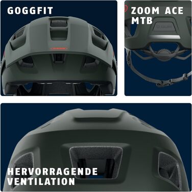 ABUS MoDrop MTB-Шолом — міцний велосипедний шолом з хорошою вентиляцією для маунтенбайку, унісекс, регульована посадка