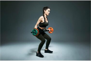 Диски для штанги GORILLA SPORTS, 1,25-30 кг, 30 мм, чавунні з гумовим покриттям, кольорові, окремо чи комплектом
