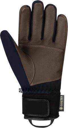 Зимові рукавички Reusch Jupiter Gore-TEX, теплі, водонепроникні, вітрозахисні, дихаючі, для снігу та лиж, унісекс, синьо-коричневі, розмір 10