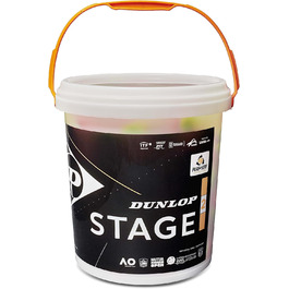 Тенісний м'яч Dunlop Stage 2 Orange - для дітей та початківців, 60 м'ячів